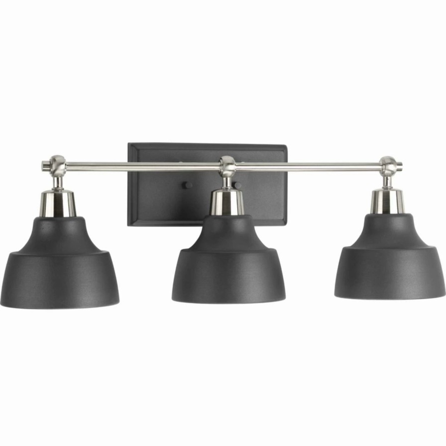 * | Brand New Transitional Progress Lighting Bramlett 3 Light Bathroom Vanity Light