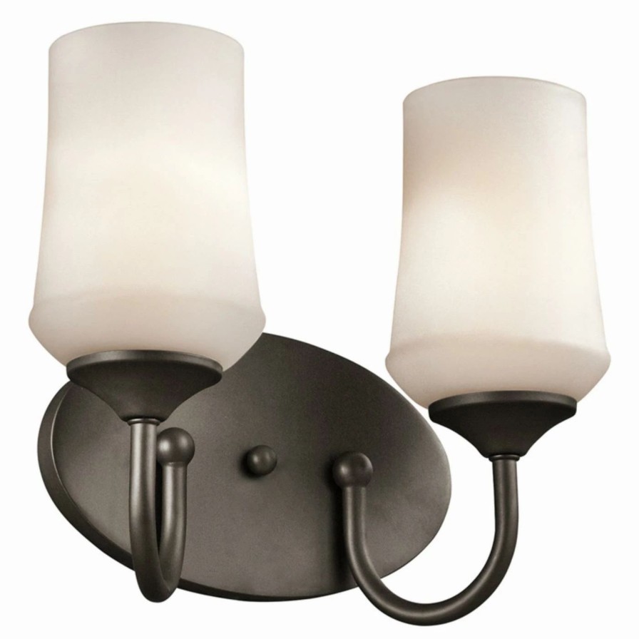 * | Deals Transitional Kichler Aubrey 45569 Bathroom Vanity Light