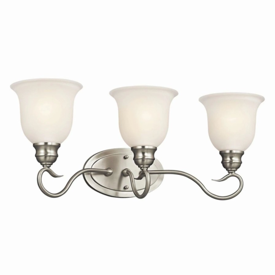 * | Top 10 Transitional Kichler Tanglewood 45903L18 Bathroom Vanity Light