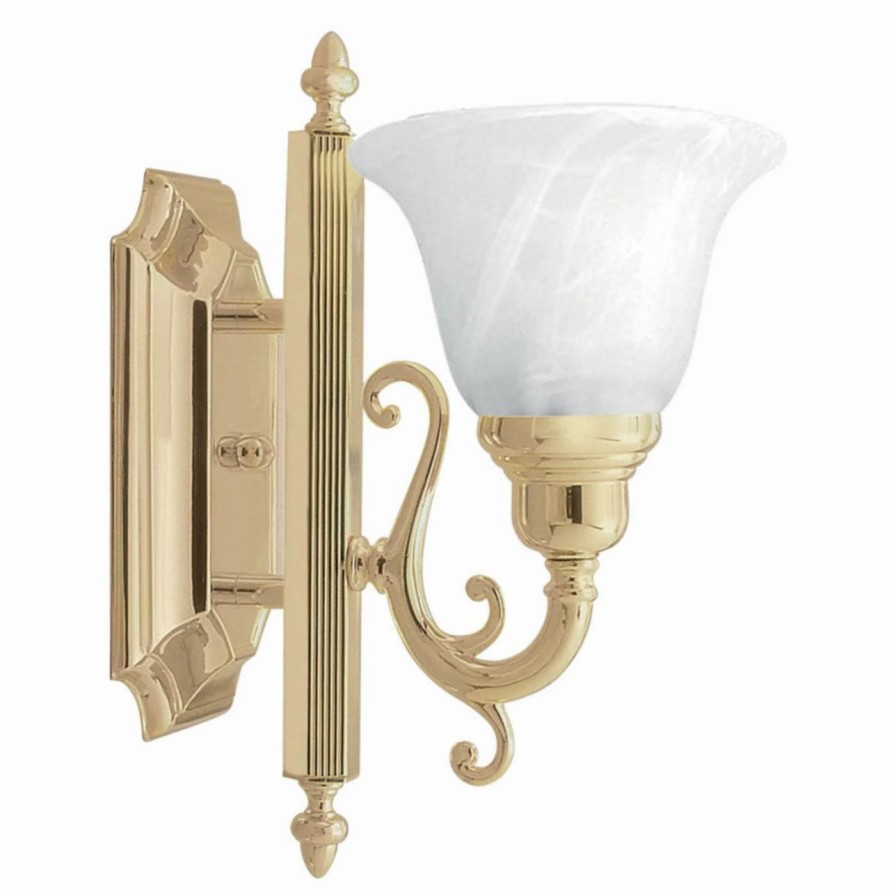 * | Brand New Livex Lighting Traditional Livex French Regency 1281 Wall Sconce 6W In.