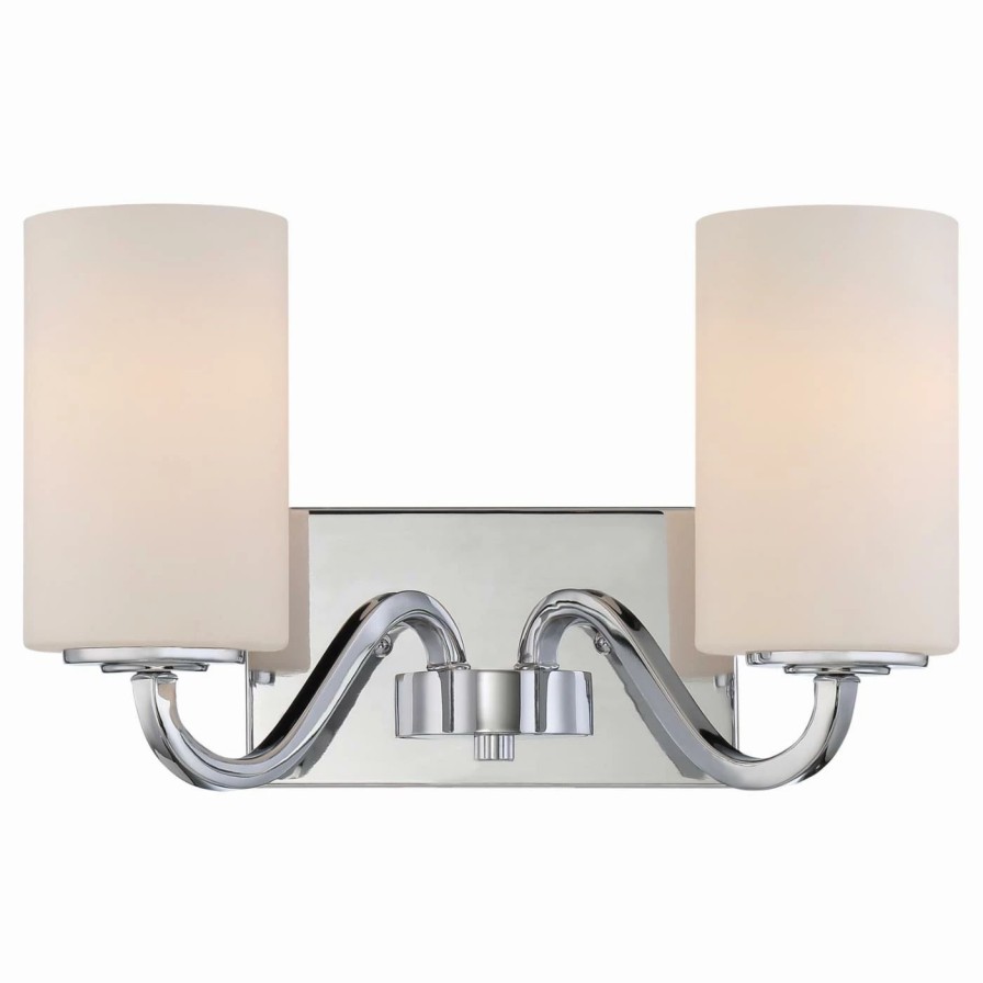 * | Outlet Transitional Nuvo 60/5 Willow 2 Light Bathroom Vanity Light