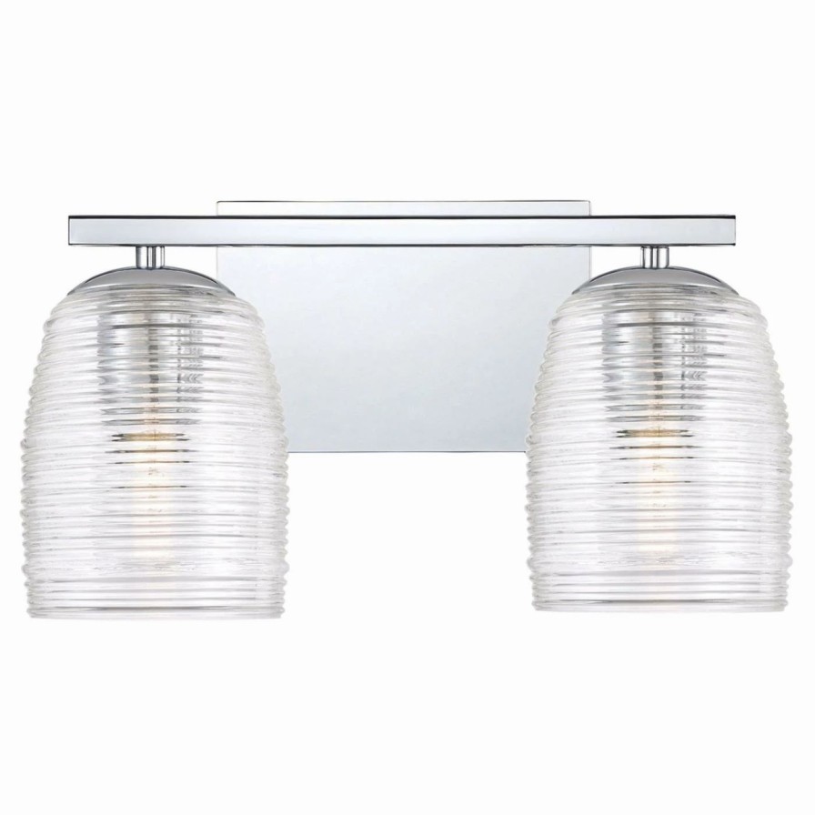 * | Flash Sale Transitional Quoizel Realm 2 Light Bathroom Vanity Light