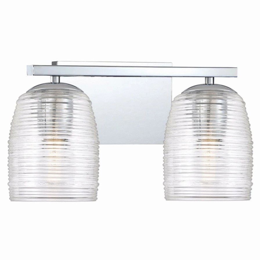 * | Flash Sale Transitional Quoizel Realm 2 Light Bathroom Vanity Light